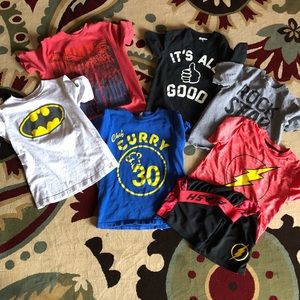 Lot/Bundle of Boys T-shirts Size 8